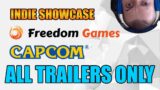 E3 Indie Showcase + Freedom Games + Capcom 2021: All trailers only with timestamps from Day 3
